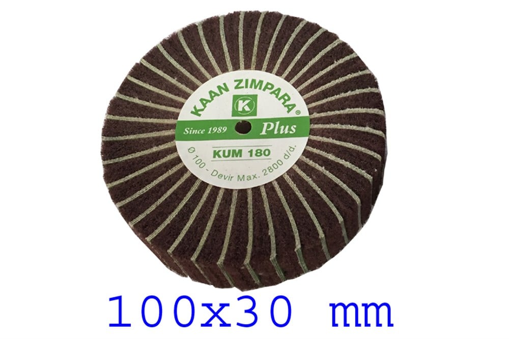 Kaan Zımpara Plus Kalite Brose Zımparalar  100x30 mm