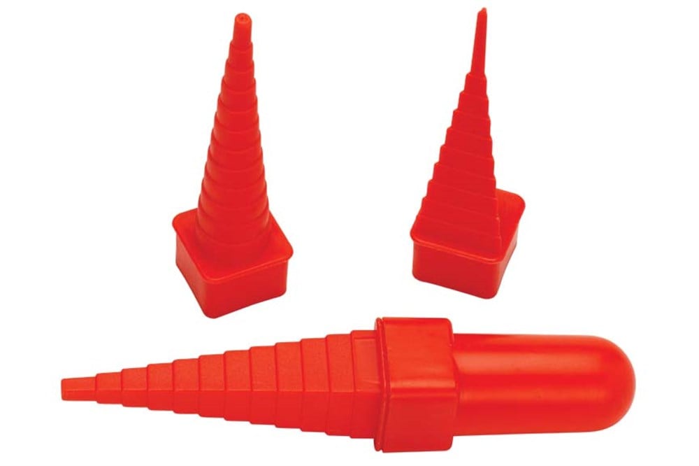 CTS-1755 Plastik Tel Sarma Malafa Seti 3'lü-Kırmızı