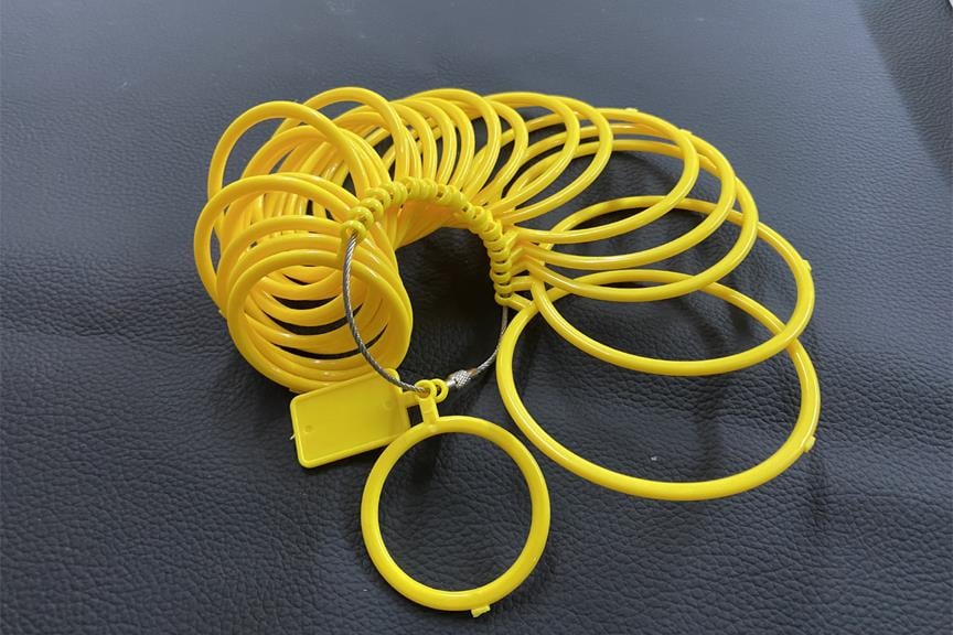 Bilezik Halka Ölçü-Yuvarlak -Plastik-Eko