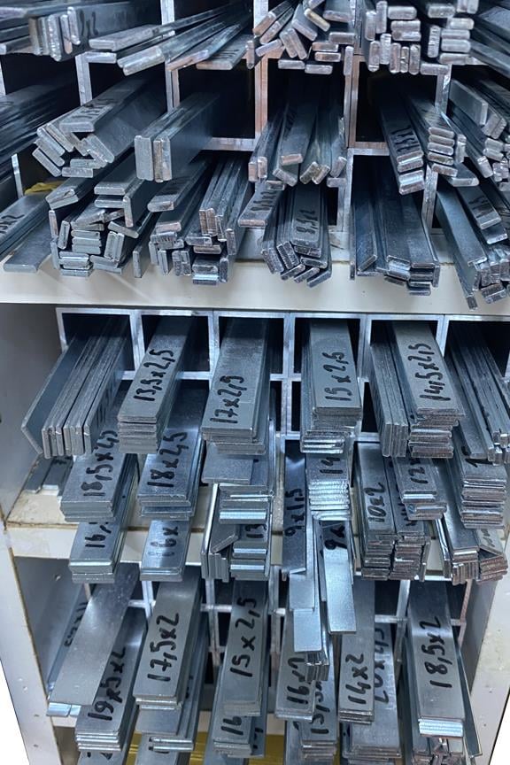 Lama/Yassı Tel Sarma Malafaları 250 mm boy