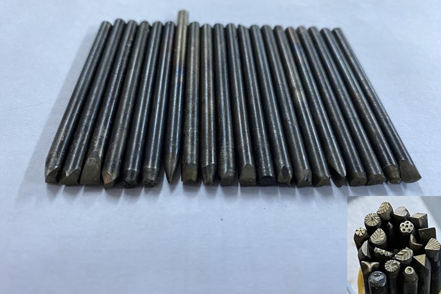 Motif Damga Seti- 20'li-3 mm Saplı
