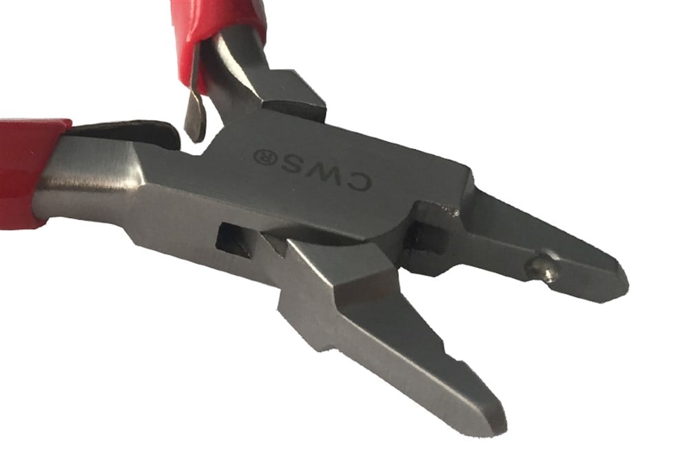 PLR 02 İki Ağzı Ortadan Yuvalı Pense-Sihah ve Mavi PVC Sap