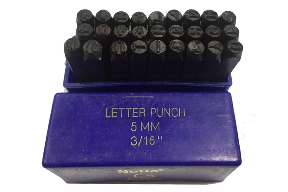 Harf Damga Seti  A-Z   5 mm-Plastik Kutu