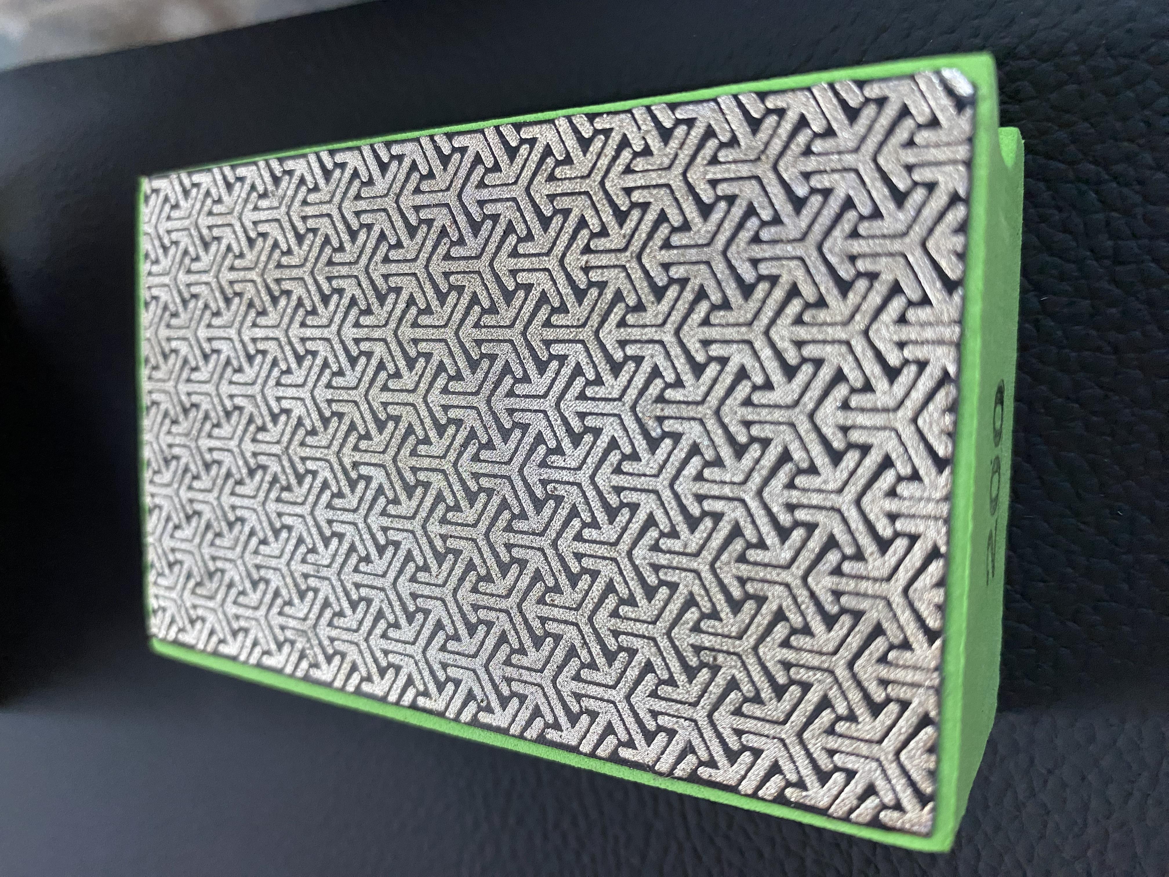 Elmas Kumlama Süngeri-Yeşil-No:200 --90x55 mm