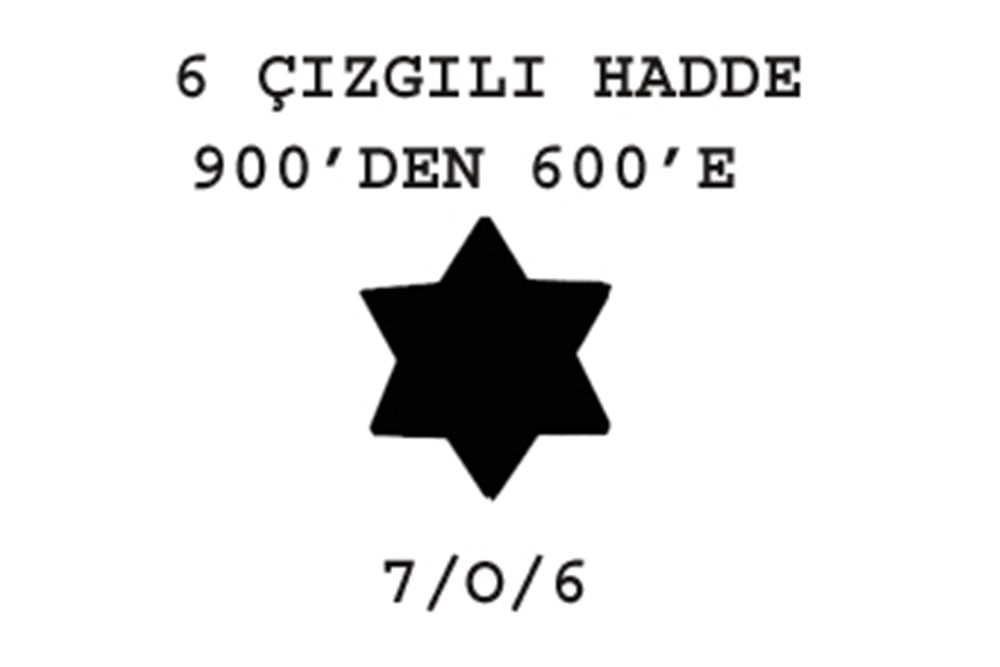 7/O/6 Çizgili Hadde  900-600