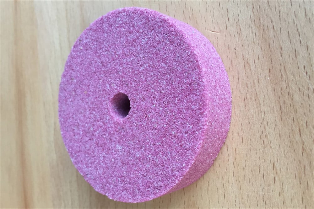 Çark Taşı-Bileyi Taşı 75x20x10 mm-Pembe