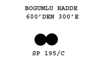SP 195/C Boğumlu Hadde 600-300