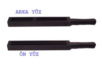 TD-01-2 30 cm 2 Kanallı Tel+Raporluk Saplı Derece