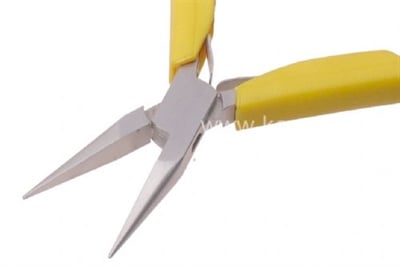 Sarı Saplı Oval Dişsiz Pense-Uzun Ağız