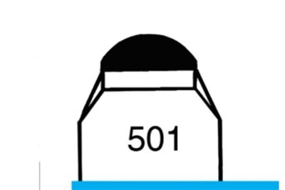 501 Elmas Kalem-Dışbükey