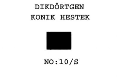10/S Konik Heştek Dikdörtgen 4x2,8/14x10  17'