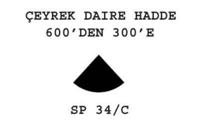 SP 34/C Çeyrek Daire Hadde 600-300