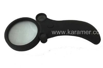 Saplı Işıklı Büyüteç 2,5x-25x-55x
