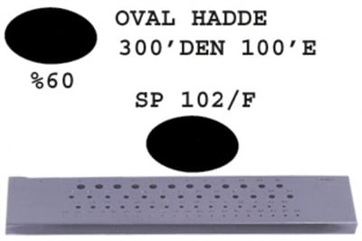 SP 102/F Oval Hadde  300-100
