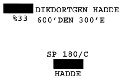SP 180/C Dikdörtgen Hadde  600-300