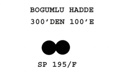 195/F İki Boğumlu Hadde