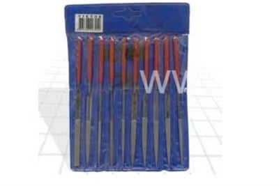Elmas Eğe Seti-Standart-PVC Sap-10lu  14 cm