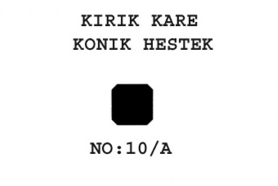 10/A Konik Heştek Kırık Kare140-040  17'