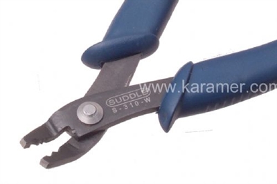 Boncuk Teli Bükme Pensesi-Eğri-Yuvarlak Kanallı Ağızlar-Siyah PVC Sap