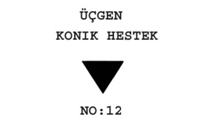 12 Konik Heştek Üçgen 140-040  17