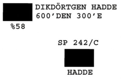 SP 242/C Dikdörtgen Hadde  600-300