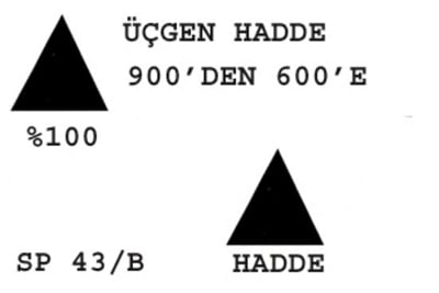 SP 43/B Üçgen Hadde  900-600