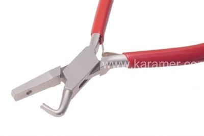 KRM23 Delme Pensesi-1 mm Eğri Kargaburu/Düz Delikli Ağız