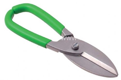 SH-51485 Makas-Oval Ağızlı 165 mm-Yeşil PVC Saplı