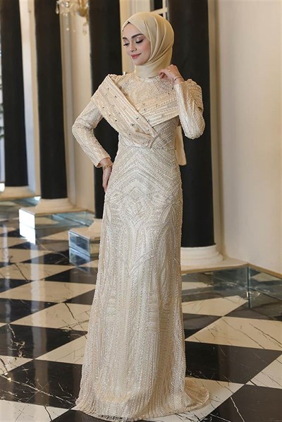Pınar Şems Alisya Abiye Gold
