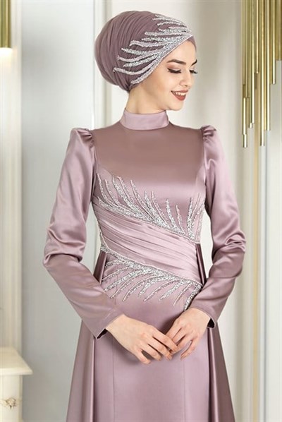 Pınar Şems Anka Abiye Lila