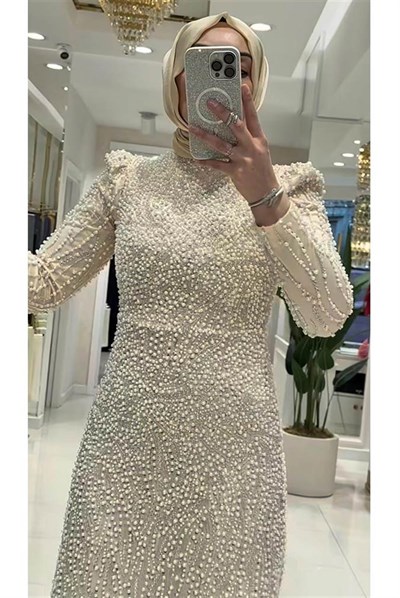 Pınar Şems Jülide Abiye Gold
