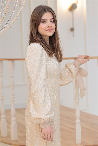 Pınar Şems Lara Abiye Gold