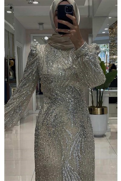 Pınar Şems Leyla Abiye Gold