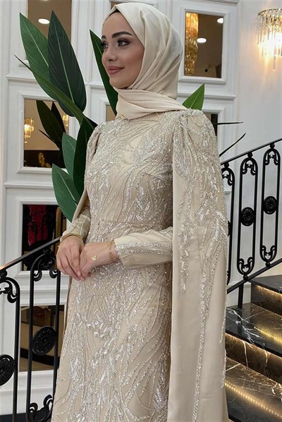 Pınar Şems Nadide Abiye Gold