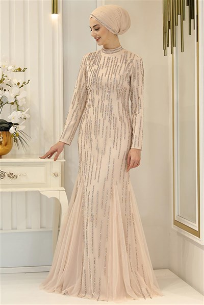 Pınar Şems Nil Abiye Gold