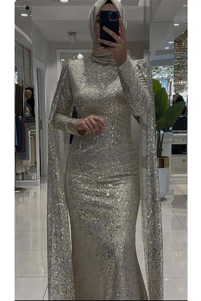 Pınar Şems Sürpriz Abiye Gold