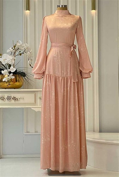 Pınar Şems Tülin Elbise Pembe