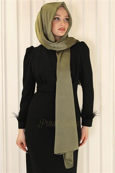 Pınar Şems Abiyem Şal Ceviz Yeşili