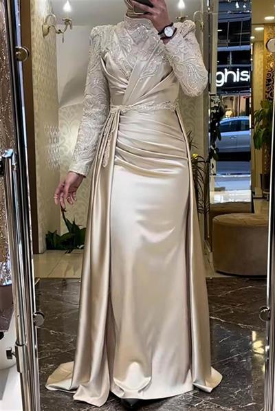 Pınar Şems Akra Abiye Gold