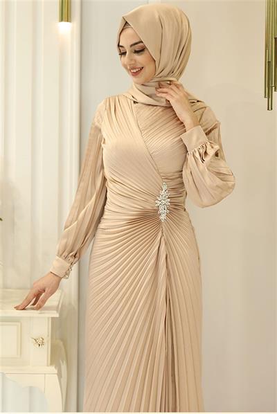 Pınar Şems Dilber Abiye Gold