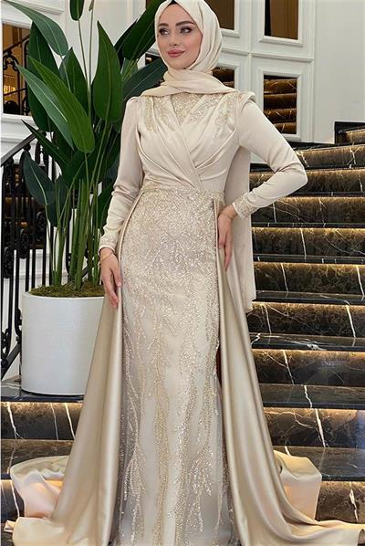 Pınar Şems Hafsa Abiye Gold
