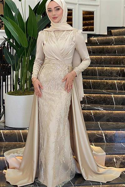 Pınar Şems Hafsa Abiye Gold