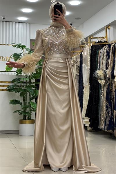 Pınar Şems Hayat Abiye Gold