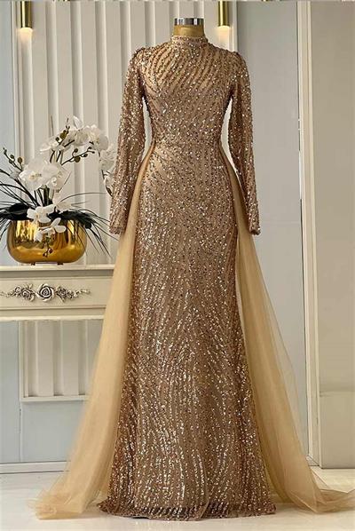 Pınar Şems İmren Abiye Gold