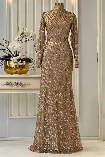 Pınar Şems İmren Abiye Gold