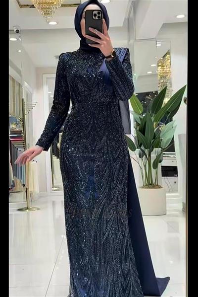 Pınar Şems Maral Abiye Lacivert