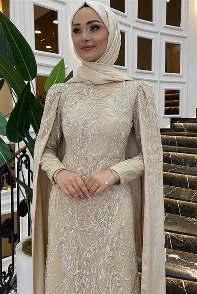 Pınar Şems Nadide Abiye Gold