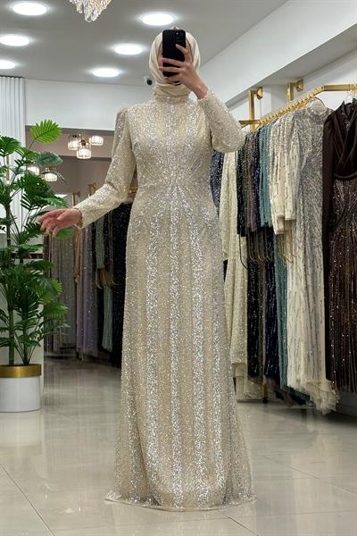 Pınar Şems Rahşan Abiye Gold