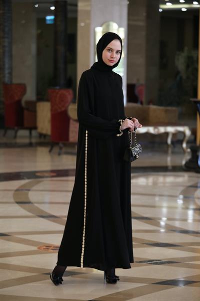 Çiçek Biyeli Ferace