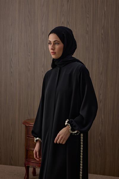 Çiçek Biyeli Ferace